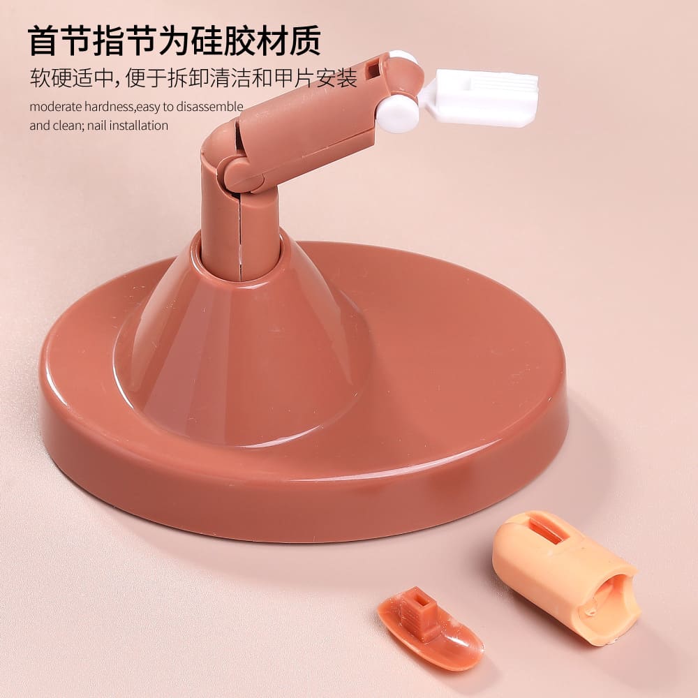 Acrylic manicure practice hand model manicure finger practice training manicure fake prompt display tool - Image 11