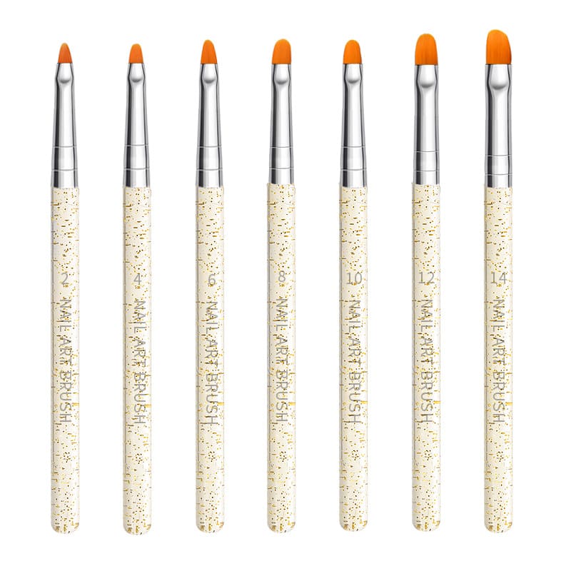 15/ Pcs UV Gel Nail Art Brush Set UV Gel Pen Builder Nail Art Flat Crystal Painting Manicure Tool - Image 5