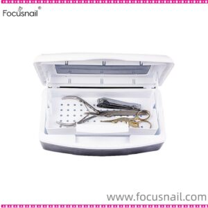 New Portable Nail Art Tweezers Tool Tray Sterilization Box Dental Household Small Storage Box Nail disinfection box