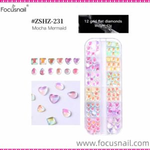 Nail Rhinestones Multi Shape Rhinestones Nail Rhinestones Flatback Crystals for Nail Art