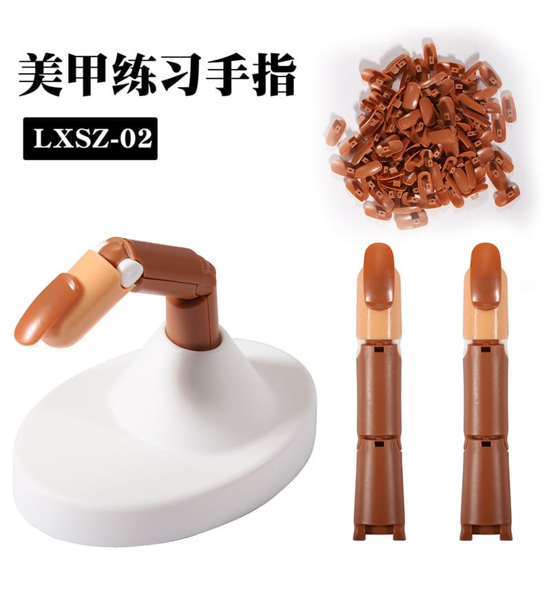 Acrylic manicure practice hand model manicure finger practice training manicure fake prompt display tool - Image 2
