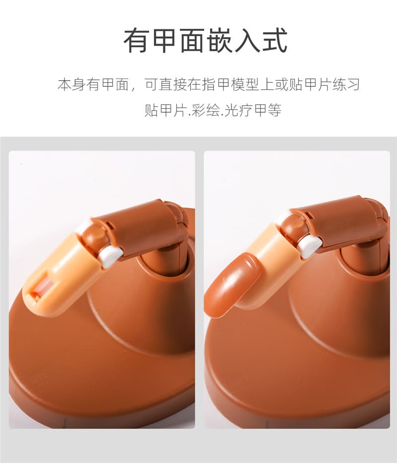 Acrylic manicure practice hand model manicure finger practice training manicure fake prompt display tool - Image 7