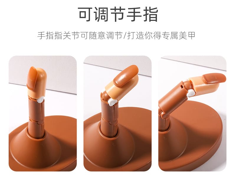 Acrylic manicure practice hand model manicure finger practice training manicure fake prompt display tool - Image 8