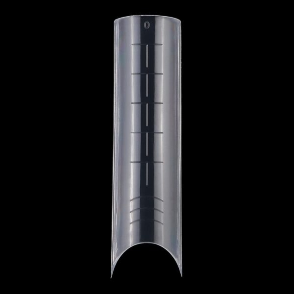Extra Long Straight Clear Acrylic Gel Technique Nails Dual Nail Mold Extension Tips Mold Dual Form C Curve Tip - Image 4