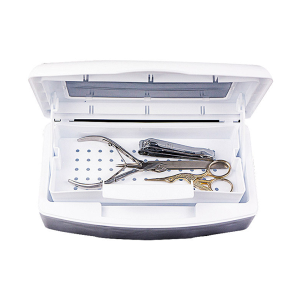 New Portable Nail Art Tweezers Tool Tray Sterilization Box Dental Household Small Storage Box Nail disinfection box - Image 6