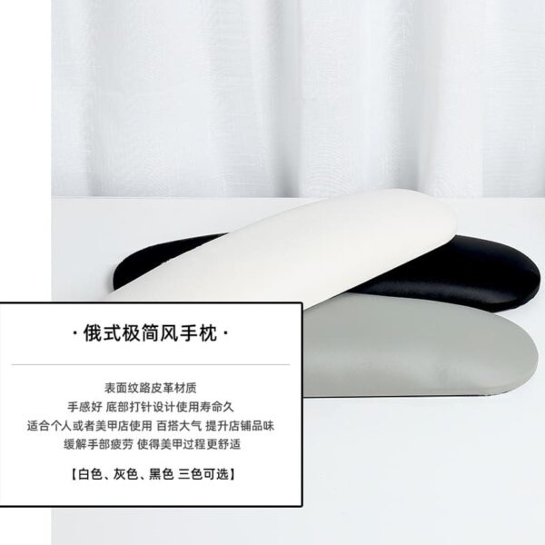 Hand Rest Pillow Leather Manicure Desk Nail Art Tool Cushion Holder - Image 2