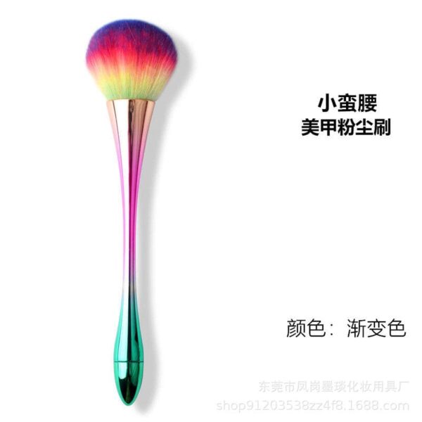 Loose Powder Brushes,Fluffy Powder Foundation Small Waist Shaped Blush Contour Compensate Makeup Brush Cosmetics Brush Beauty Tool - Image 4