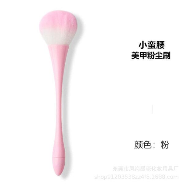 Loose Powder Brushes,Fluffy Powder Foundation Small Waist Shaped Blush Contour Compensate Makeup Brush Cosmetics Brush Beauty Tool - Image 3