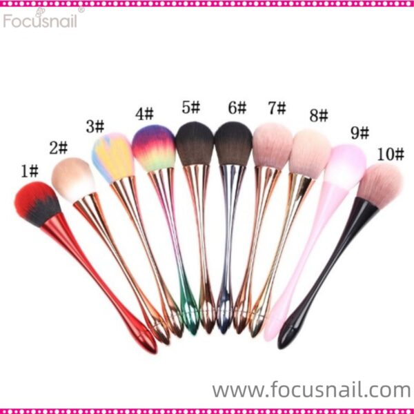 Loose Powder Brushes,Fluffy Powder Foundation Small Waist Shaped Blush Contour Compensate Makeup Brush Cosmetics Brush Beauty Tool