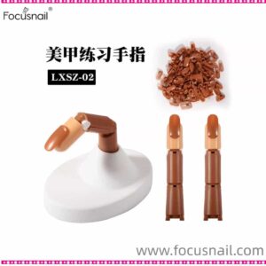 Acrylic manicure practice hand model manicure finger practice training manicure fake prompt display tool