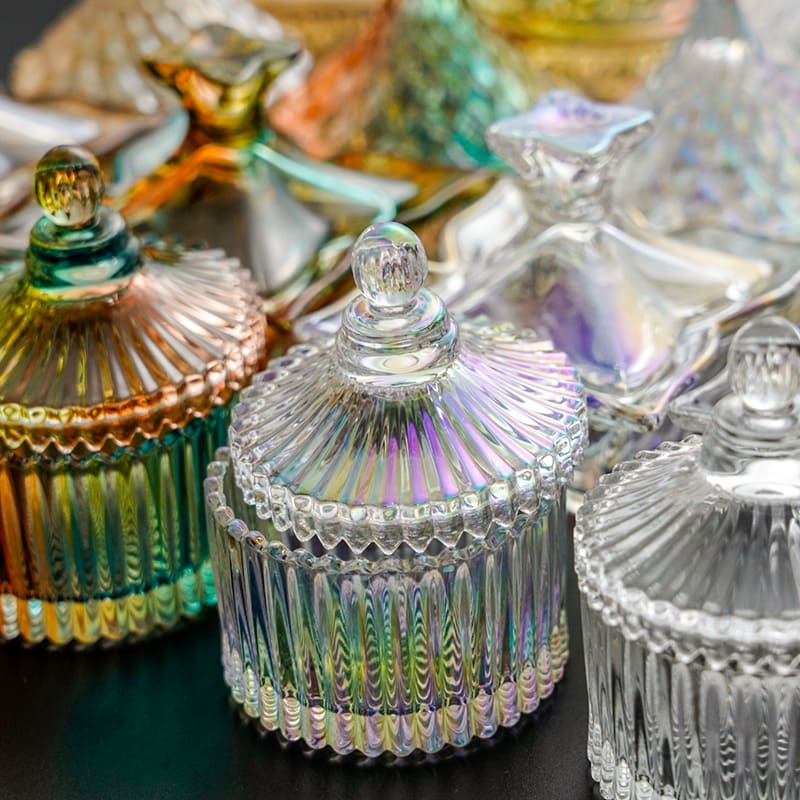 Crystal Glass Cup Plate Container For Nail Art Acrylic Powder And Liquid, Nail Art Mug Jewelry Plate Nail Art Brush Pen Tool Holder - Image 5