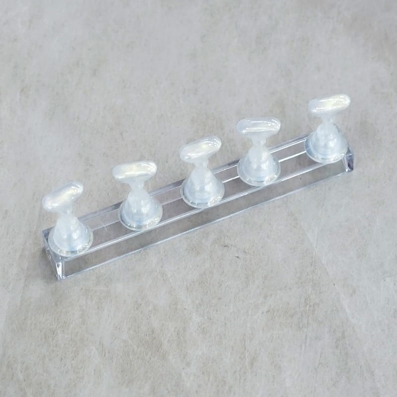 Acrylic Nail Art Display Stand Magnetic Nail Tips Practice Holder Stand DIY Display Stands for False Nail Tip Manicure Tool Home Salon - Image 5