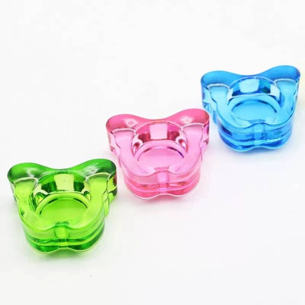 Wholesale Various Shapes Small Glass Christmas Tree Votive Candle Holder Star Shape Tealight Candle Holder - Image 4