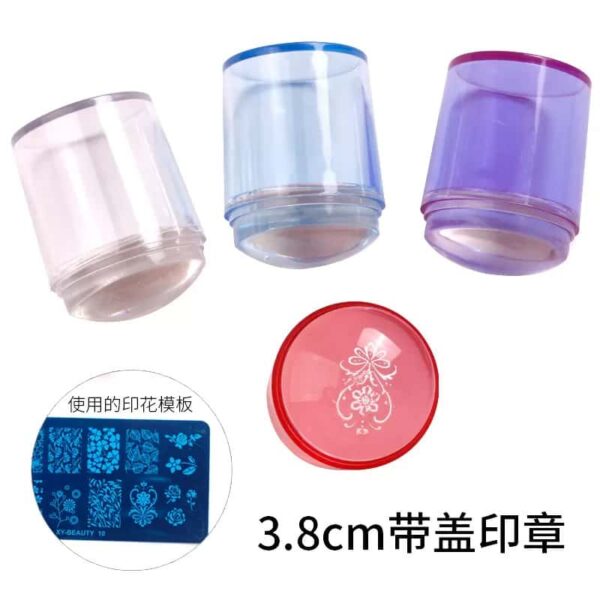 Nail Art ers Kit,Nail Art er Clear Silicone ing For For DIY Nail Edges Prints Patterns - Image 4