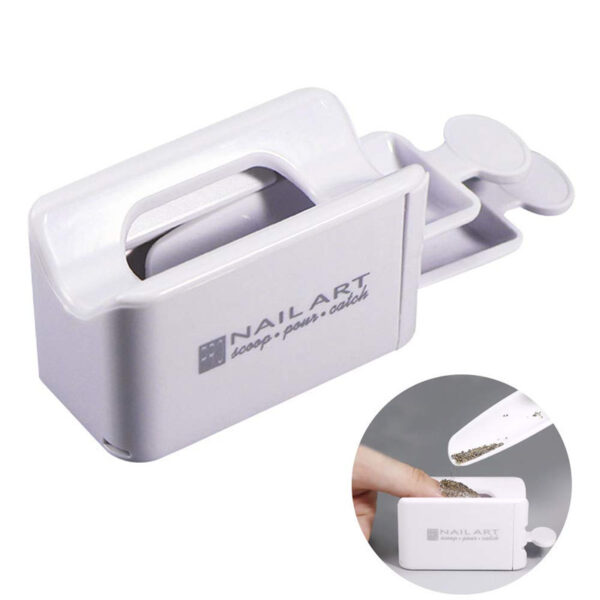 Nail Dip Powder Recycling Tray Container Dipping Powder Case Nail Line Mold DIY Nail Art - Image 3