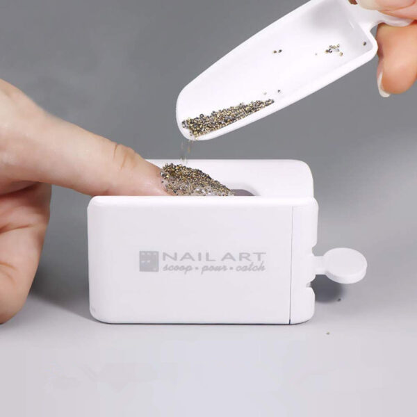 Nail Dip Powder Recycling Tray Container Dipping Powder Case Nail Line Mold DIY Nail Art - Image 4