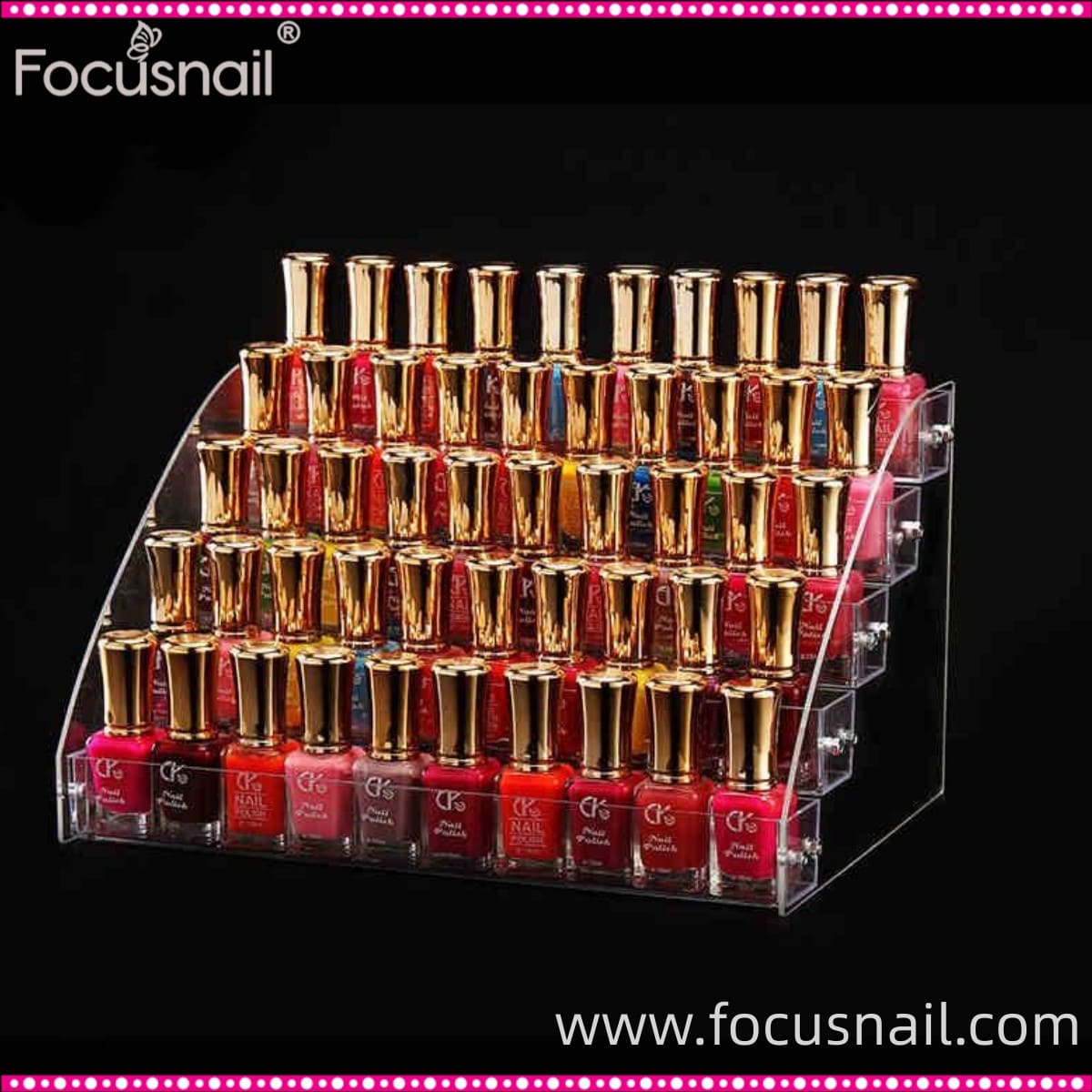 Clear Nail Polish Rack,Nail Polish Storage Organizers And Storage Box,Clear Paint Bottles Holder And Essential Oil Organizer