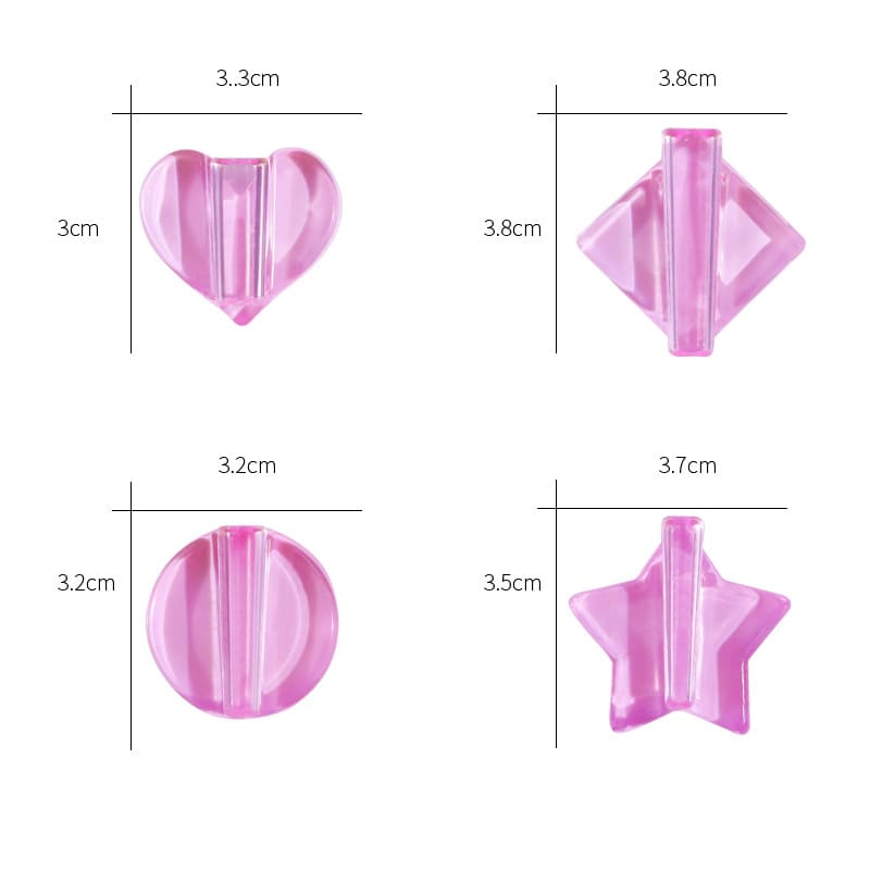 nail molds in the package, the metal frame bending nails molds are blessed with 4 styles - Image 6