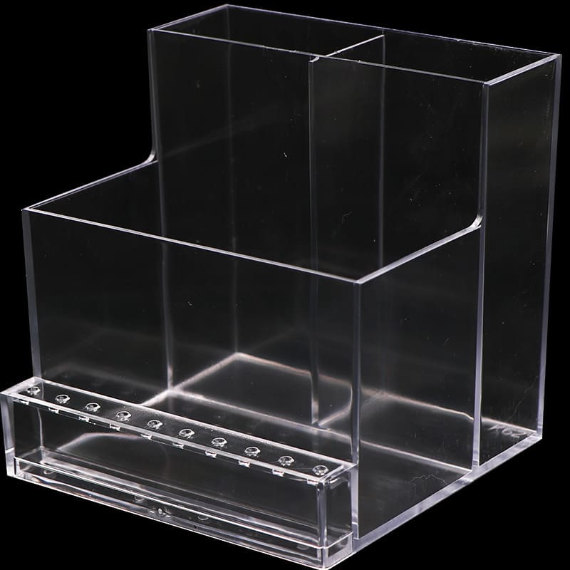 Acrylic Nail Drill Machine & Bits Storage Box Nail Machine Holder with Nail Drill Bit and Nail Swatch Sticks Nail Drill Machine Organizer for Nail Salon Pink - Image 2