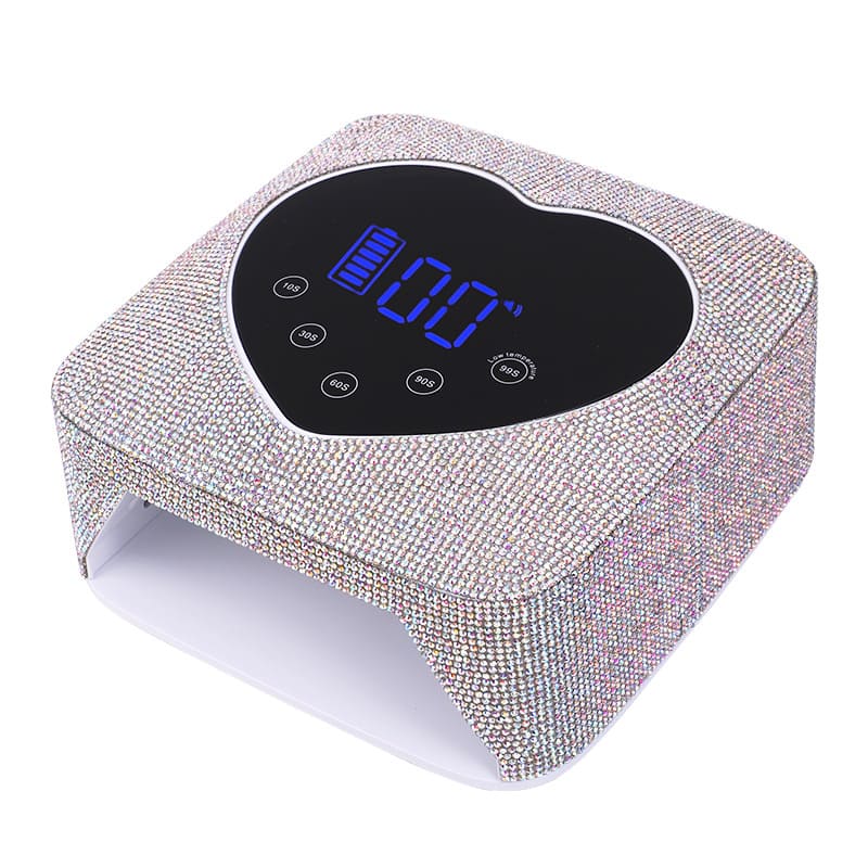 72W Rechargeable Cordless Nail Lamp Nail Dryer Gel Polish UV Nail Light with 4 Timer Setting, Professional Quick Dry Curing Lamp with Display Auto Sensor for Salon & Home - Image 2