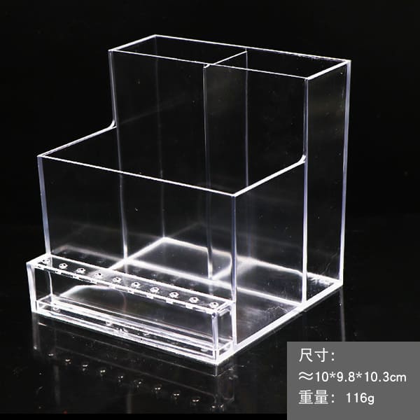 Acrylic Nail Drill Machine & Bits Storage Box Nail Machine Holder with Nail Drill Bit and Nail Swatch Sticks Nail Drill Machine Organizer for Nail Salon Pink - Image 3