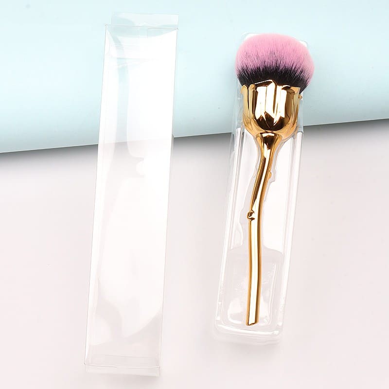 Nail Brush Cleaner Nail Brushes for Cleaning Dust Dip Powder Brush Makeup Blush Brush Manicure Remover Brush Nail Art Tools - Image 4