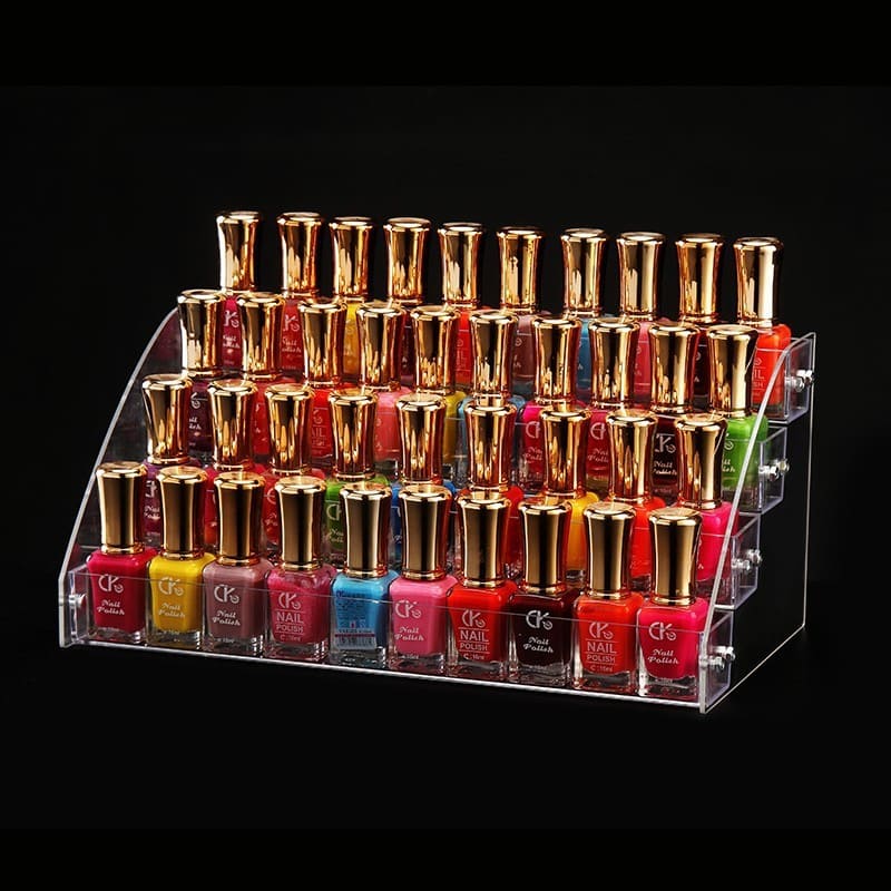 Clear Nail Polish Rack,Nail Polish Storage Organizers And Storage Box,Clear Paint Bottles Holder And Essential Oil Organizer - Image 3