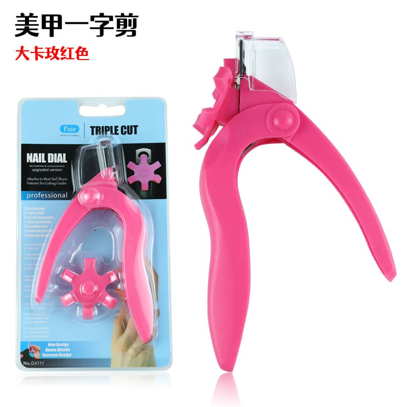 Nail Clippers, Ergonomic Design Portable and Durable Fake Nail Scissors Plastic U-Shaped Scissors French Nail Clippers - Image 7