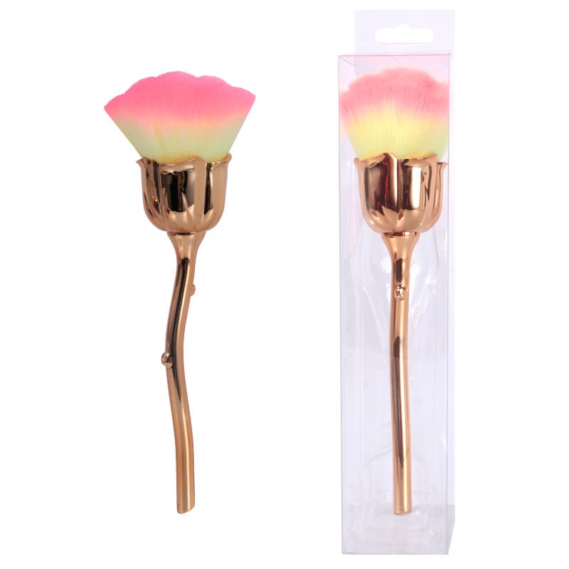 Nail Brush Cleaner Nail Brushes for Cleaning Dust Dip Powder Brush Makeup Blush Brush Manicure Remover Brush Nail Art Tools - Image 5