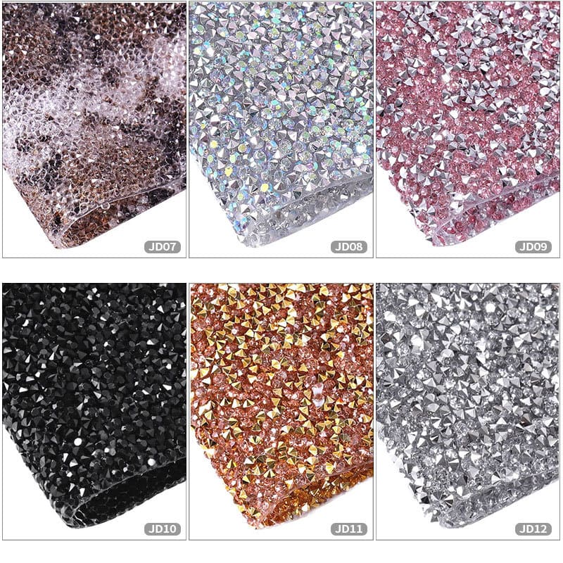 Nail Art Mat Sparkling Vivid Color Shiny Visual Effect Non-Fading Multipurpose Faux Diamond Sequins Nail Display Pad Background Decor for Nail Salon - Image 3