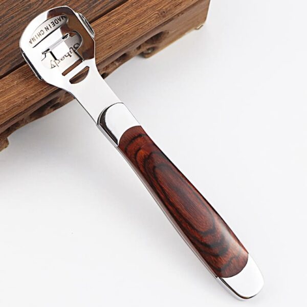 Foot Scraper, Callus Corn Hard Skin Remover Stainless Steel Dead Skin Shaver Foot Pedicure Kit - Image 7