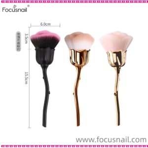 Nail Brush Cleaner Nail Brushes for Cleaning Dust Dip Powder Brush Makeup Blush Brush Manicure Remover Brush Nail Art Tools