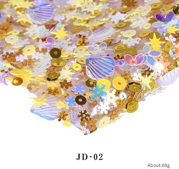 Nail Art Mat Sparkling Vivid Color Shiny Visual Effect Non-Fading Multipurpose Faux Diamond Sequins Nail Display Pad Background Decor for Nail Salon - Image 4