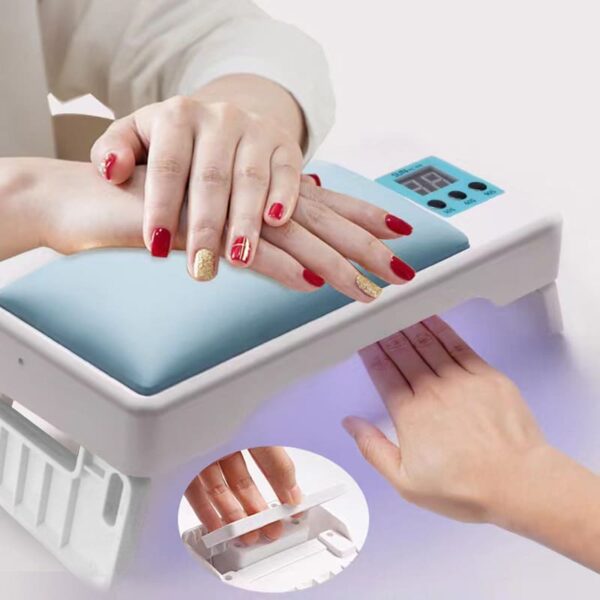 2 in 1 UV Nail Lamp and Arm Rest for Nails - Image 2
