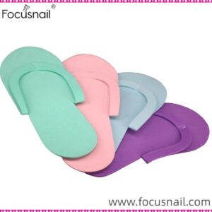 12 Pairs EVA Foam Slippers Shower Pedicure Beach Slippers Pedicure Slippers Spa Salon Shop Slippers Foam Pedicure Slippers Nail Salon Slippers