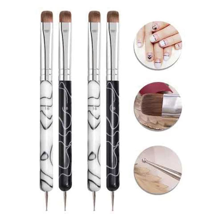 French Nails Art Acrylic Drawing Rhinestone Gems Picker UV Liner Supplies Brush Gel Painting Manicure Accessories Tools - Image 3