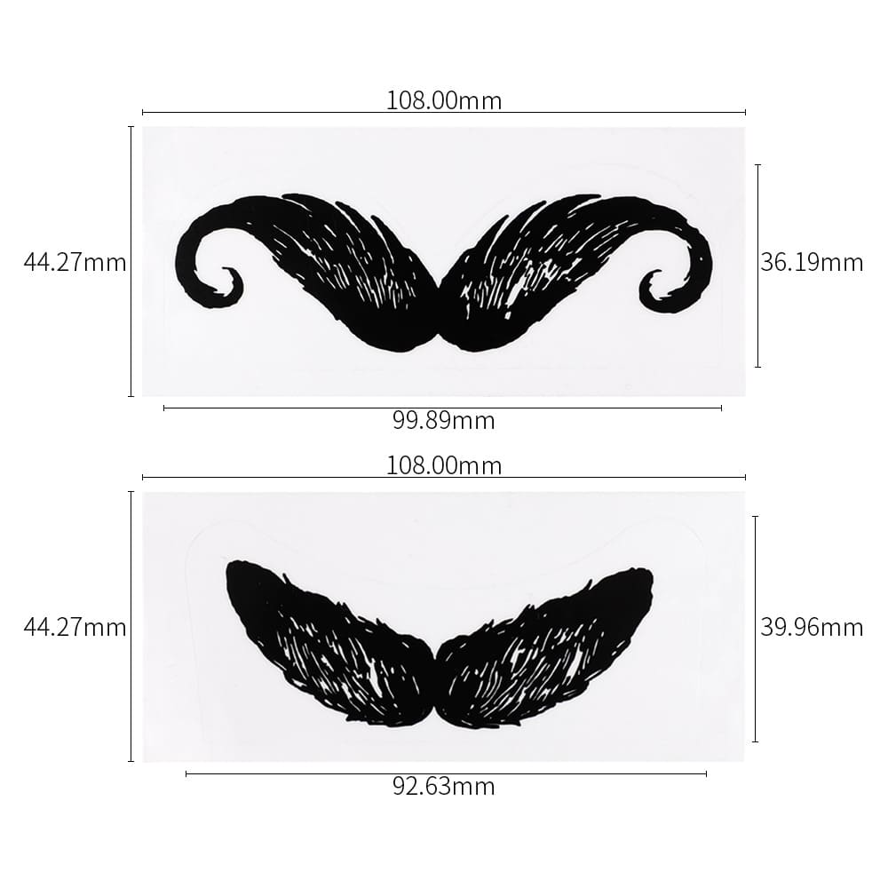 Beard Styling Stickers Hair Removal Device Pp Face - Image 4
