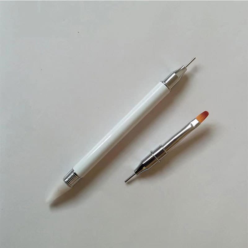 3-in-1 Nail Art Stippling & Removal Replacement Pen Dual Tip Stippling Pen Embossing Pen Metal Tip Stippling Tool - Image 2