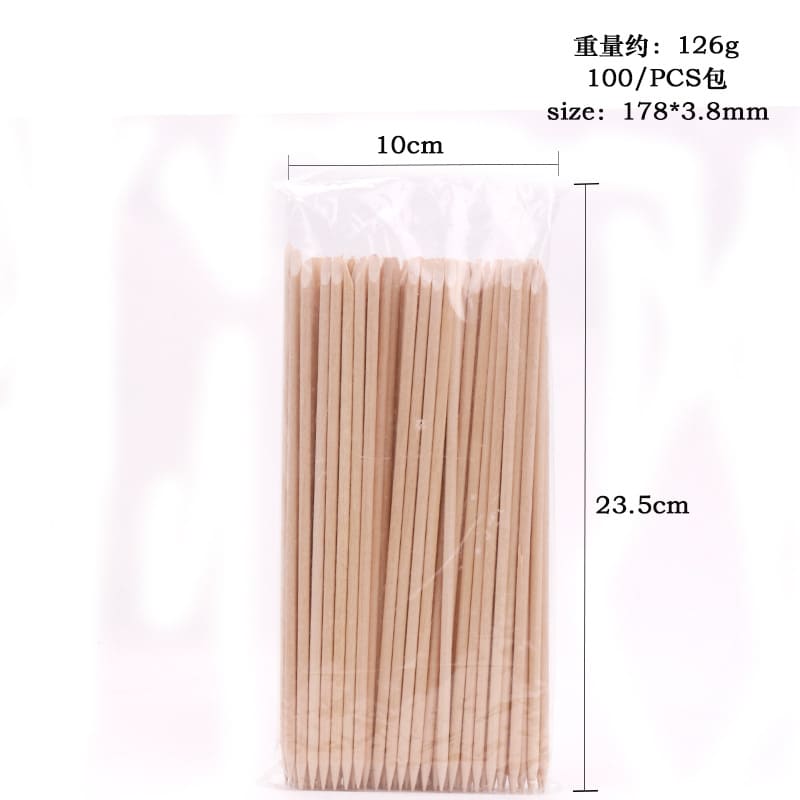 100PC Nail Art Cuticle Remover Dead Skin Manicure Tool - Image 6