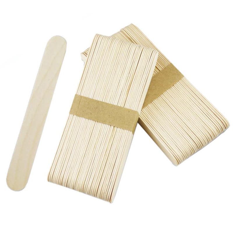 50/100/300/500 Pieces Waxing Strip Non-Woven Hair Removal Wax Strips and  Wax Applicator Sticks - Image 5