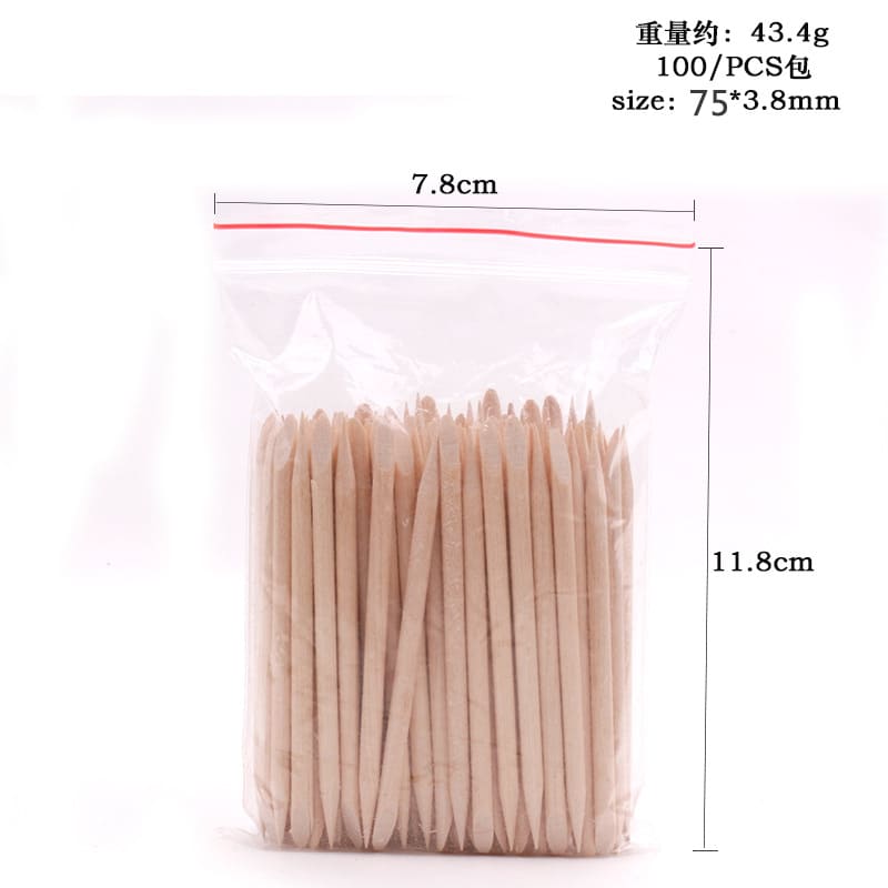 100PC Nail Art Cuticle Remover Dead Skin Manicure Tool - Image 5