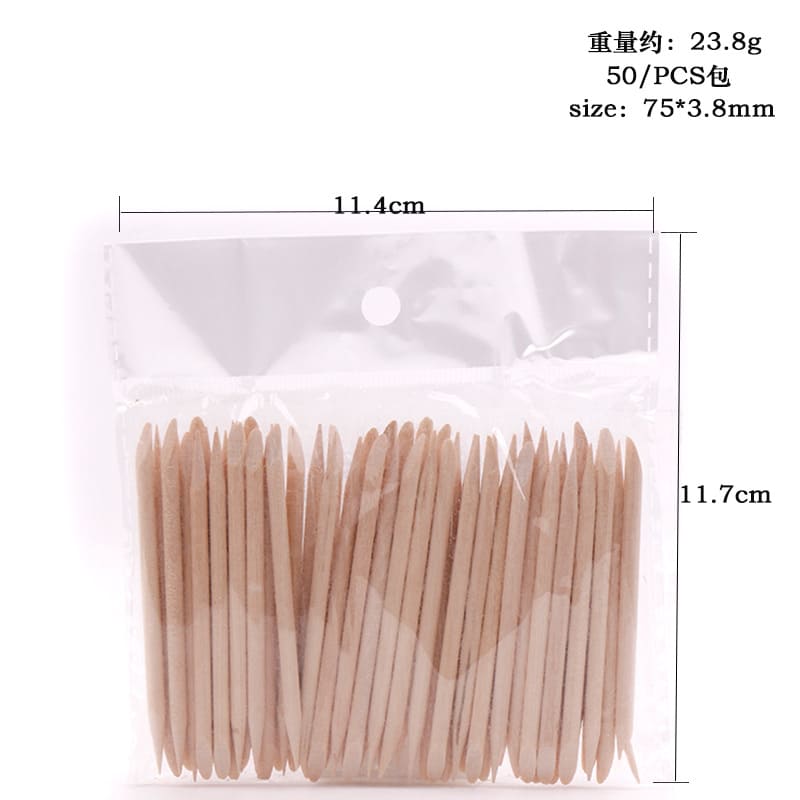 100PC Nail Art Cuticle Remover Dead Skin Manicure Tool - Image 4