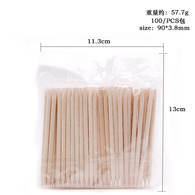 100PC Nail Art Cuticle Remover Dead Skin Manicure Tool - Image 3
