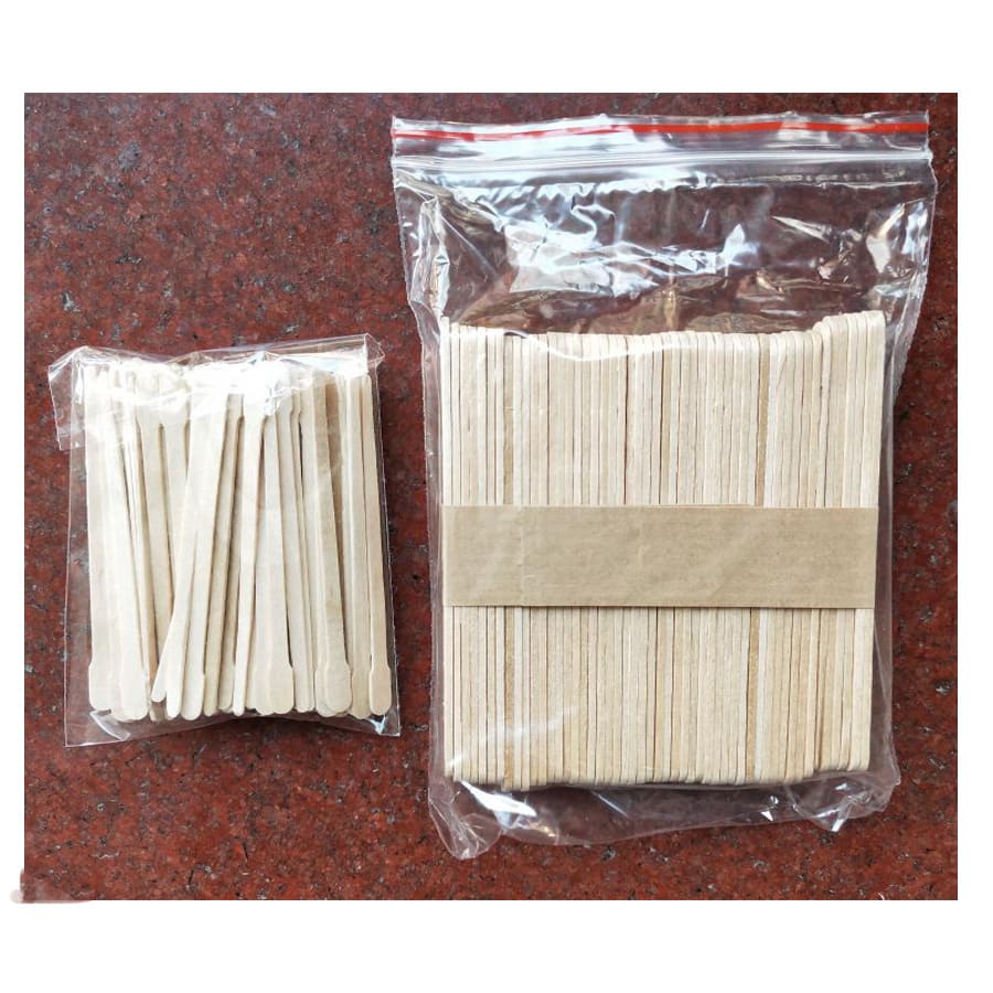 50/100/300/500 Pieces Waxing Strip Non-Woven Hair Removal Wax Strips and  Wax Applicator Sticks - Image 2
