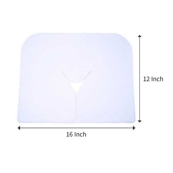 Disposable Headrest Covers Soft Face Cradle Covers Non-Sticking for Massage Tables & Chairs - Image 3