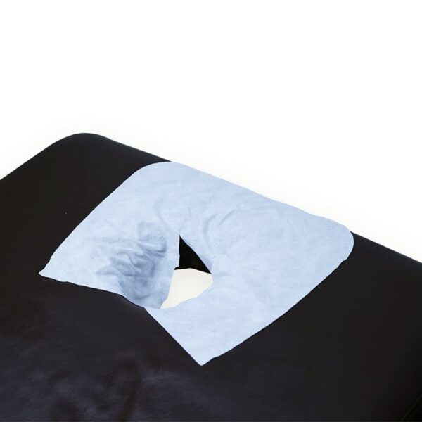 Disposable Headrest Covers Soft Face Cradle Covers Non-Sticking for Massage Tables & Chairs - Image 2