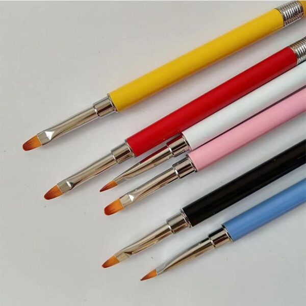 3-in-1 Nail Art Stippling & Removal Replacement Pen Dual Tip Stippling Pen Embossing Pen Metal Tip Stippling Tool - Image 3