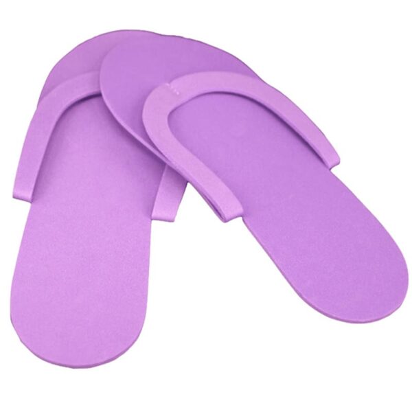 12 Pairs EVA Foam Slippers Shower Pedicure Beach Slippers Pedicure Slippers Spa Salon Shop Slippers Foam Pedicure Slippers Nail Salon Slippers - Image 2