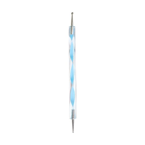 Dotting Tools , 5 pc UV Gel Painting DIY Design Nail Art 2 Way Dotting Pen Tool Nail Art Tip Dot Paint Manicure - Image 2