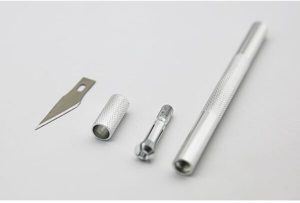 Metal Handle Hobby Knife Cutter Pen Carving Repair DIY Tool - Image 5